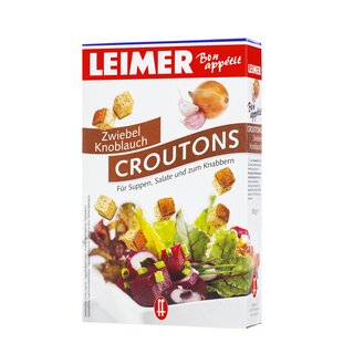 Leimer Salat-Croutons Zwiebel/Knoblauch, 100g
