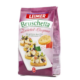 Leimer Brot-Chips Zwiebel/Oregano, 150g